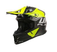 UFO PLAST CASCO INTREPID NERO/GIALLO XS