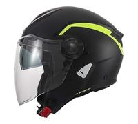 UFO PLAST CASCO URBAN SPIRIT DEMI-JET NERO/GIALLO FLUO XL