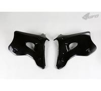 UFO PLAST convogliatori radiatore per Kawasaki KX 125 1994 > 1998 nero 001