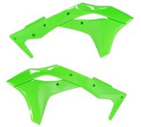 UFO PLAST convogliatori radiatore Verde Fluoro Kawasaki KXF 250 2017-2020