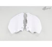 UFO PLAST fiancatine laterali no USA per Yamaha YZ 125 2006 > 2014 bianco 046