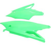 UFO PLAST fiancatine laterali verde fluoro Kawasaki KXF 450 2016-2018