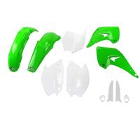 Ufo Kawasaki Kx 125/250 2003-2003 Kakit230f-999 Fork Protectors & Plastics Kit Trasparente
