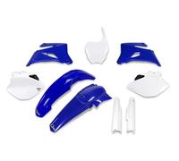 Ufo Yamaha Yzf 250/450 2006-2007 Yakit334f-999 Fork Protectors & Plastics Kit Bianco,Blu
