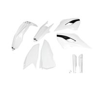 Ufo Husqvarna Te/tx/fe 2015-2016 Hukit615f-041 Fork Protectors & Plastics Kit Bianco