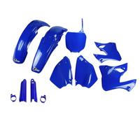 UFO Kit plastiche e protezioni forcella YAKIT300F-089 Yamaha YZ 125/250 2000-2001 Blu