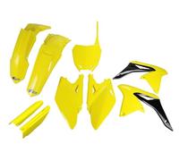 Ufo Suzuki Rmz 250 2010-2018 Sukit411f-102 Fork Protectors & Plastics Kit Giallo