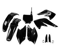 Ufo Kawasaki Kxf 250 2004-2005 Kakit203f-001 Fork Protectors & Plastics Kit Nero
