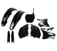 Ufo Yamaha Yz 125/250 2008-2014 No Usa Yakit302f-001 Fork Protectors & Plastics Kit Nero