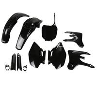 Ufo Yamaha Yzf 250/450 2003-2004 Yakit304f-001 Fork Protectors & Plastics Kit Nero