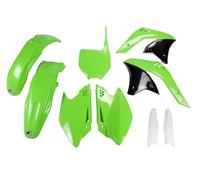 Ufo Kawasaki Kxf 250 2007-2007 Kakit208f-026 Fork Protectors & Plastics Kit Verde