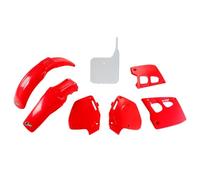 Ufo Honda Cr 125 1991-1992 Hokit097-999w Plastics Kit Rosso