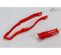 UFO PLAST Kit cruna Catena+Fascia Forcella Rosso Honda CRF 250R 2014-2017