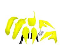 Ufo Yamaha Yzf 250/450 2019-2023 Yakit321-dflu Fork Protectors & Plastics Kit Giallo