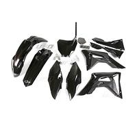 Ufo Honda Crf 250r/450r 2018-2021 With Airbox Covers Hokit123-001 Plastics Kit Nero