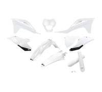 UFO Turkey Kit plastiche GGKIT703F@041 Gas Gas EC ECF 250-300-350 2021-2023 Bianco portafaro