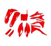 Ufo Honda Crf 250r/450r 2014-2017 With Airbox Cover Eu Hokit121f-070 Fork Protectors & Plastics Kit Rosso