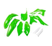 Ufo Kawasaki Kxf 250 2013-2016 Kakit219f-026 Fork Protectors & Plastics Kit Verde