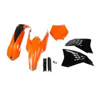 Ufo Ktm Sx 125 07 Ktkit506f@999 Plastics Kit Arancione,Nero