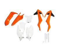 Ufo Ktm Sx/sx-f 2016-2018 Ktkit517f-999x Fork Protectors & Plastics Kit Arancione