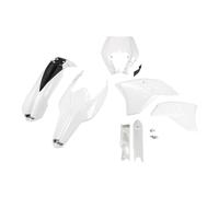 kit plastiche Ktm Exc 125 200 250 300 350 450 500 2009 - 2011 bianco portafaro