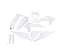Ufo Ktm Exc 150 Tpi 21 Ktkit527f@042 Plastics Kit Bianco