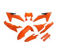 kit plastiche carene FULL Ktm Exc 150 250 300 350 450 500 2024 arancio portafaro