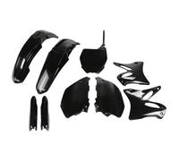 Ufo Yamaha Yz 125/250 2008-2014 No Usa Yakit302f-001 Fork Protectors & Plastics Kit Nero