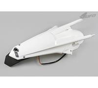 UFO PLAST Parafango Posteriore enduro LED per Ktm EXC 150 2017 > 2019 bianco 047