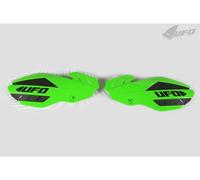 UFO PLAST paramani "Flame" per Kawasaki KXF 450 2013 > 2018 verde 026