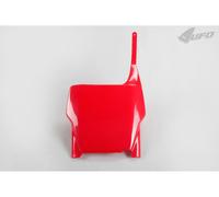 UFO PLAST portanumero anteriore per Honda CRF 450R 2004 > 2007 rosso 070