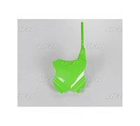 UFO PLAST portanumero anteriore verde Kawasaki KXF 250 2017-2024