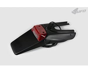 UFO PLAST portatarga per YA02842 / plate holder for YA02842 nero/black Compatibile con Yamaha YZ 125 dal 1991 al 1992 YZ 250 dal 1991 al 1992