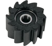 UFO PLAST rotella tendicatena/chain roller nero/black Compatibile con Kawasaki KXF 250 dal 2009 al 2020 KXF 450 dal 2009 al 2018