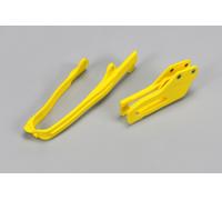 UFO SET SLITTA + GUIDA CATENA SUZUKI RMZ 450 '07, '10-17, COLORE GIALL