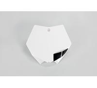UFO TABELLA PORTANUMERO ANTERIORE KTM 250 SX 2007-2012 BIANCA