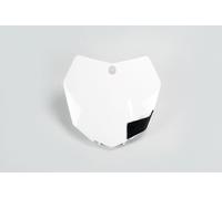 UFO KT04051@047 FRONT NUMBER PLATE SX/SX-F WHITE KTM SX 250 2014