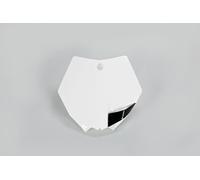 UFO TABELLA PORTANUMERO ANTERIORE KTM 85 SX 2013-2017 BIANCA