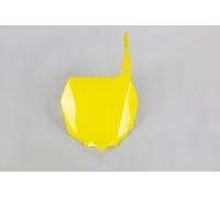 UFO TABELLA PORTANUMERO ANTERIORE SUZUKI RM 125 2001-2012 GIALLA