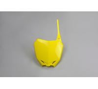 UFO TABELLA PORTANUMERO ANTERIORE SUZUKI RMZ 450 2008-2017 GIALLA