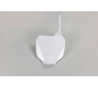 UFO TABELLA PORTANUMERO ANTERIORE YAMAHA YZ 250 2000-2005 BIANCA