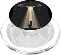 UFO trasmette un gatto per esilaranti racconti alieni PopSockets PopGrip per MagSafe