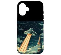 UFO trasmette una birra per gli amanti dello spazio e del partito galattico Custodia per iPhone 16