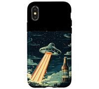UFO trasmette una birra per gli amanti dello spazio e del partito galattico Custodia per iPhone X/XS