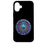 UFO UAP Space Alien Ambasciata Roswell Exploration Emblem Custodia per iPhone 16 Plus