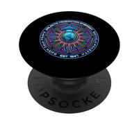 UFO UAP Space Alien Ambasciata Roswell Exploration Emblem PopSockets PopGrip Adesivo