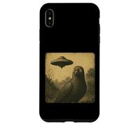 UFO UFO Sorpreso Vintage Alien Fantascienza Divertente Incontro Custodia per iPhone XS Max