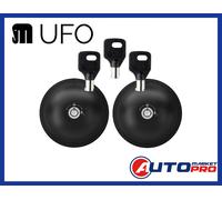UFO VAN LOCKS SMART DUO 8090S223PN KIT 2 PEZZI, RILSAN NERO CON 3 CHIAVI