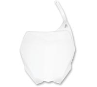 UFO TABELLA PORTANUMERO ANTERIORE YAMAHA YZ 250 2006-2014 BIANCA