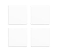 UFURMATE 4 Pezzi Copripresa Vuoto Piastra da Parete 8,6 cm x 8,6 cm Plastica Senza Viti Doppia Piastra da Parete Vuota Copripresa Dispositivo Vuoto Coperture Elettriche per Prese o Interruttori